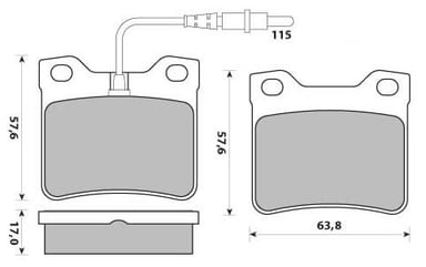 PREMIUM BRAKE PAD SET (4)