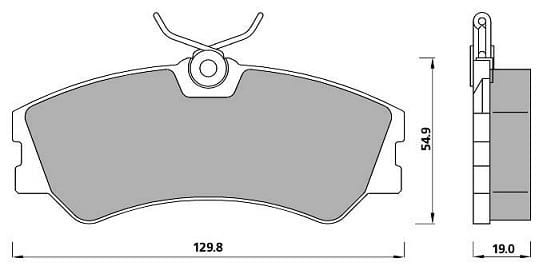 PREMIUM BRAKE PAD SET (4)