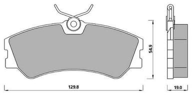 PREMIUM BRAKE PAD SET (4)