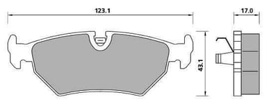 PREMIUM BRAKE PAD SET (4)
