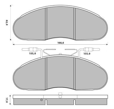 PREMIUM BRAKE PAD SET (4)