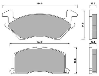 PREMIUM BRAKE PAD SET (4)