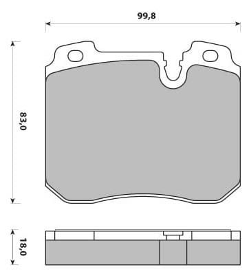 PREMIUM BRAKE PAD SET (4)