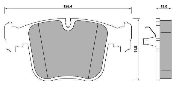 PREMIUM BRAKE PAD SET (4)