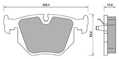 FERODO BRAKE PAD SET (4)