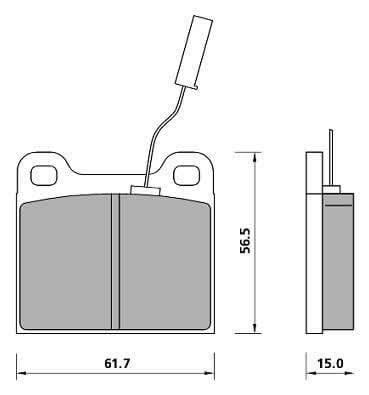 PREMIUM BRAKE PAD SET (4)