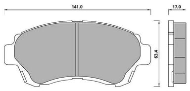 PREMIUM BRAKE PAD SET (4)