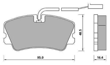 PREMIUM BRAKE PAD SET (4)