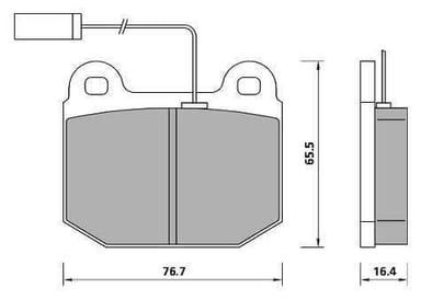 PREMIUM BRAKE PAD SET (4)