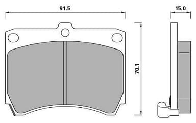 PREMIUM BRAKE PAD SET (4)
