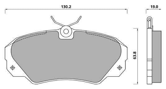 PREMIUM BRAKE PAD SET (4)
