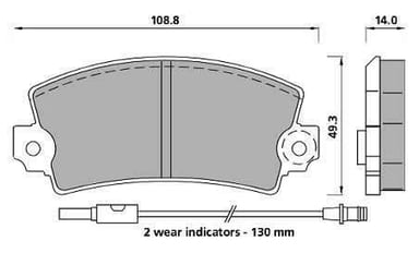 PREMIUM BRAKE PAD SET (4)