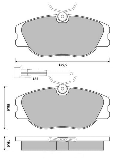 PREMIUM BRAKE PAD SET (4)