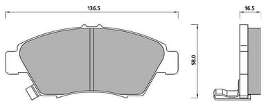 PREMIUM BRAKE PAD SET (4)