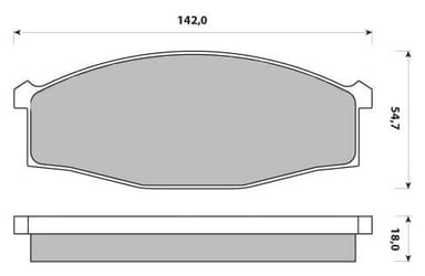 PREMIUM BRAKE PAD SET (4)