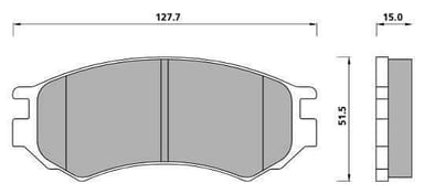 PREMIUM BRAKE PAD SET (4)