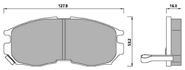 PREMIUM BRAKE PAD SET (4)