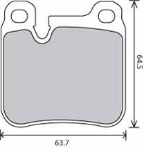 PREMIUM BRAKE PAD SET (4)