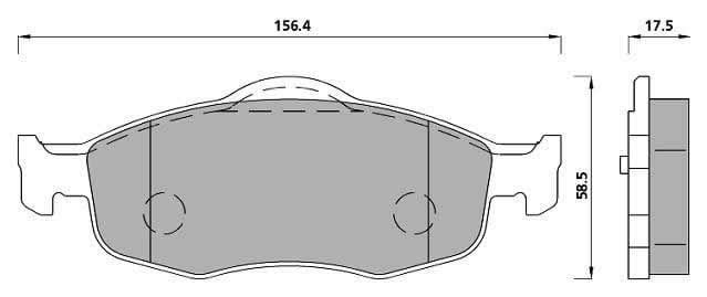 PREMIUM BRAKE PAD SET (4)