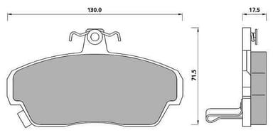 PREMIUM BRAKE PAD SET (4)