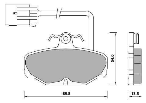 PREMIUM BRAKE PAD SET (4)