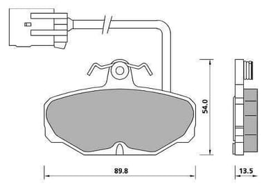 PREMIUM BRAKE PAD SET (4)