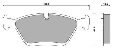 PREMIUM BRAKE PAD SET (4)