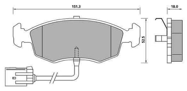 PREMIUM BRAKE PAD SET (4)