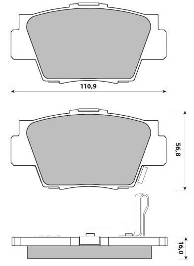 PREMIUM BRAKE PAD SET (4)