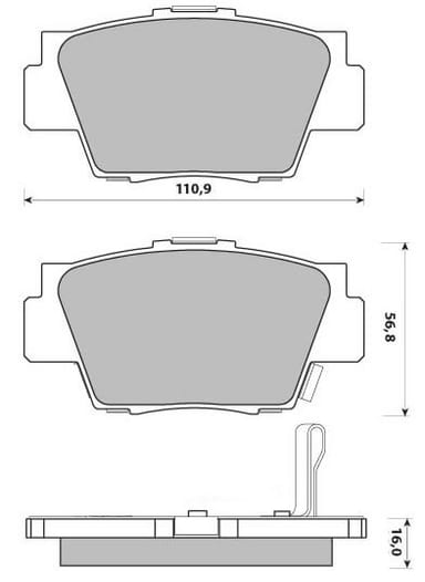 PREMIUM BRAKE PAD SET (4)