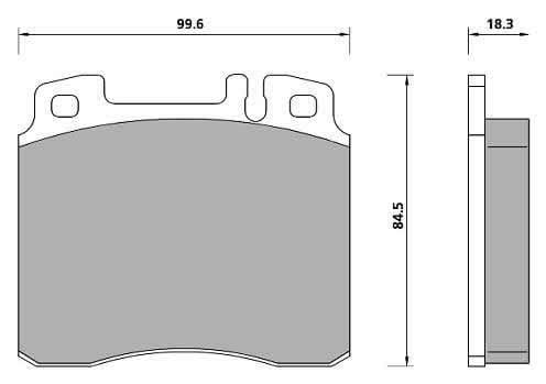 PREMIUM BRAKE PAD SET (4)