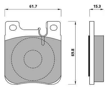 PREMIUM BRAKE PAD SET (4)
