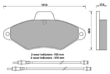 PREMIUM BRAKE PAD SET (4)
