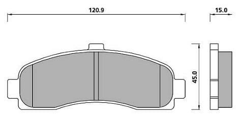 PREMIUM BRAKE PAD SET (4)