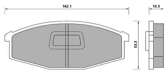 PREMIUM BRAKE PAD SET (4)