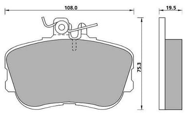 PREMIUM BRAKE PAD SET (4)