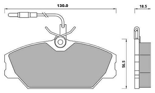 PREMIUM BRAKE PAD SET (4)