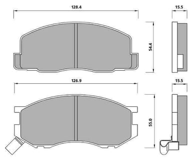 PREMIUM BRAKE PAD SET (4)