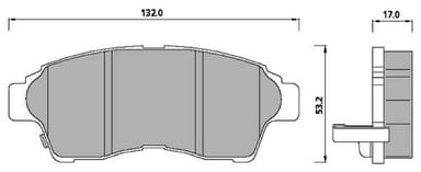 PREMIUM BRAKE PAD SET (4)