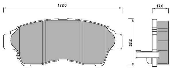 PREMIUM BRAKE PAD SET (4)