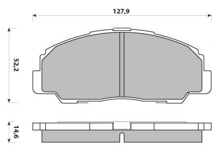 PREMIUM BRAKE PAD SET (4)