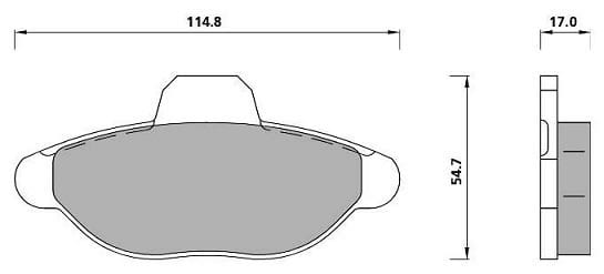 PREMIUM BRAKE PAD SET (4)