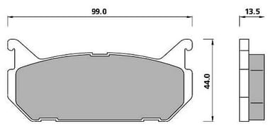 PREMIUM BRAKE PAD SET (4)