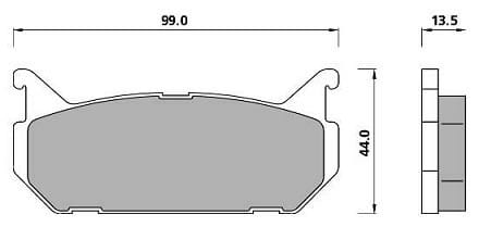 PREMIUM BRAKE PAD SET (4)