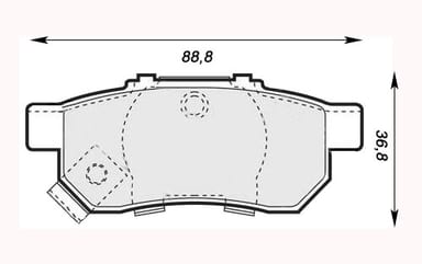 PREMIUM BRAKE PAD SET (4)