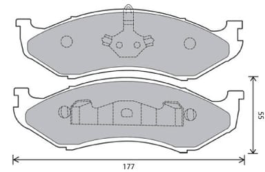 PREMIUM BRAKE PAD SET (4)