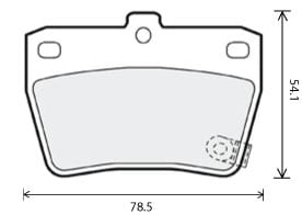 PREMIUM BRAKE PAD SET (4)