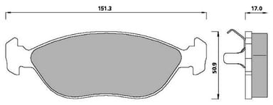 PREMIUM BRAKE PAD SET (4)