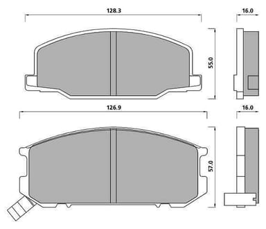 PREMIUM BRAKE PAD SET (4)