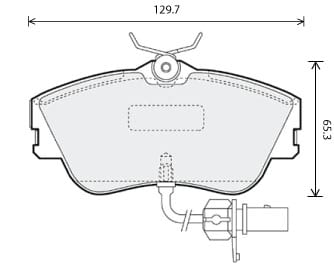 PREMIUM BRAKE PAD SET (4)